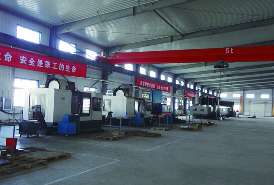 數控加工中心應用在企業加工區